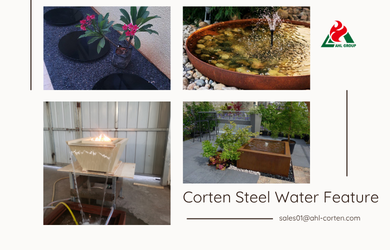 Corten Steel Water Feature